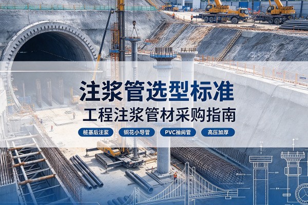 札达注浆管选型标准
